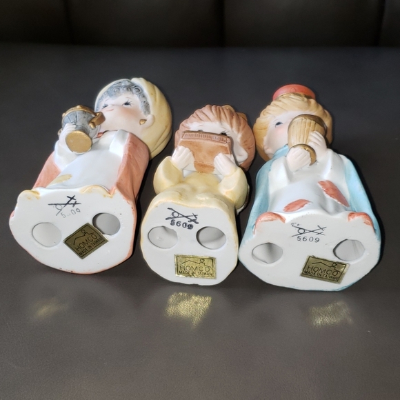 Vintage HOMCO #5609 Three Wise Men Porcelain Set - Picture 11 of 14
